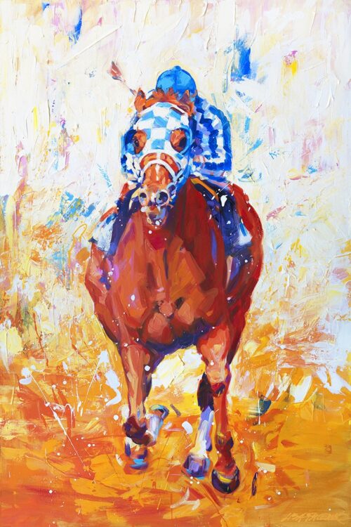Secretariat Triple Crown, Carnations | SOLD