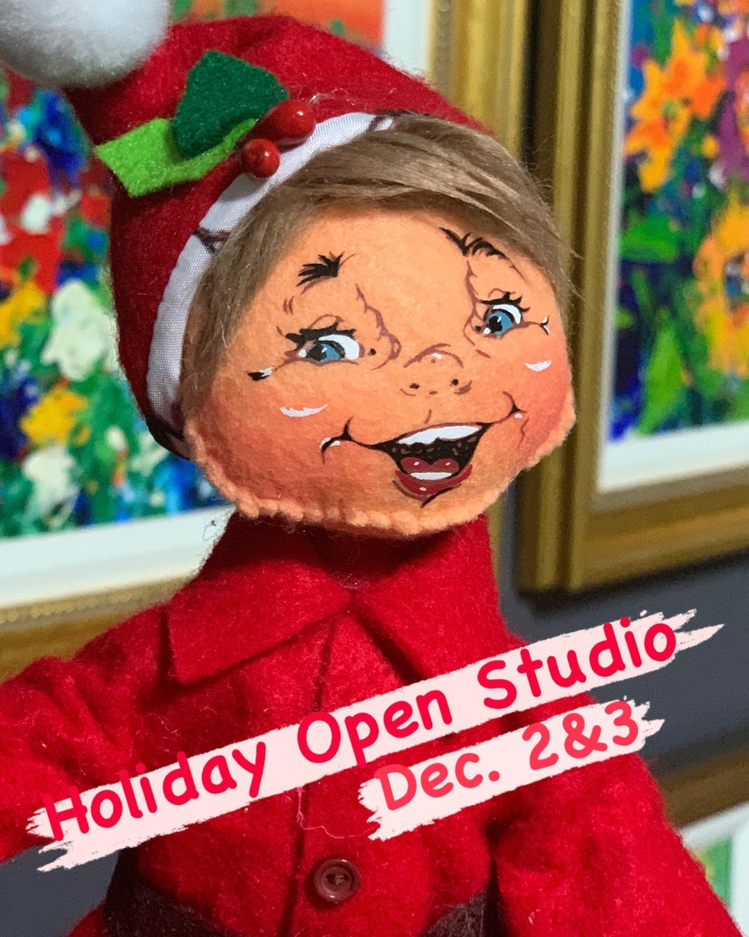 Holiday Open Studio this weekend! π Join us Sat & Sun, Dec 2 &3 (11 am-5pm) #CaldwellNJ #holidayopenstudio