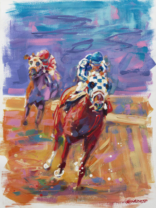 The Belmont 1973 Final Turn