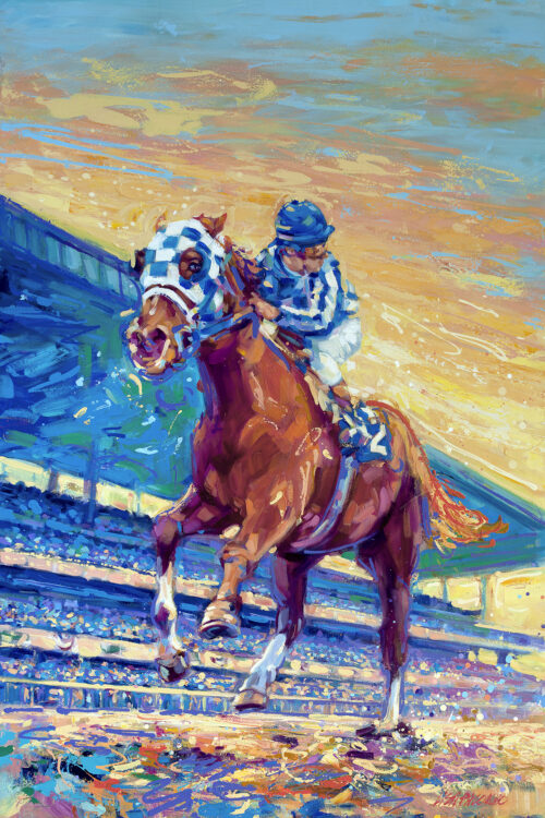 Racing into History at Belmont | SOLD